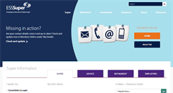 Desktop Screenshot of esssuper.com.au